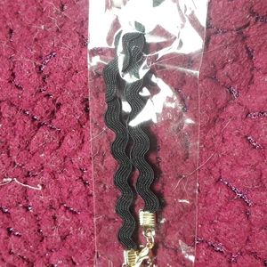 BNIB NWT Black Choker with Gold Accents